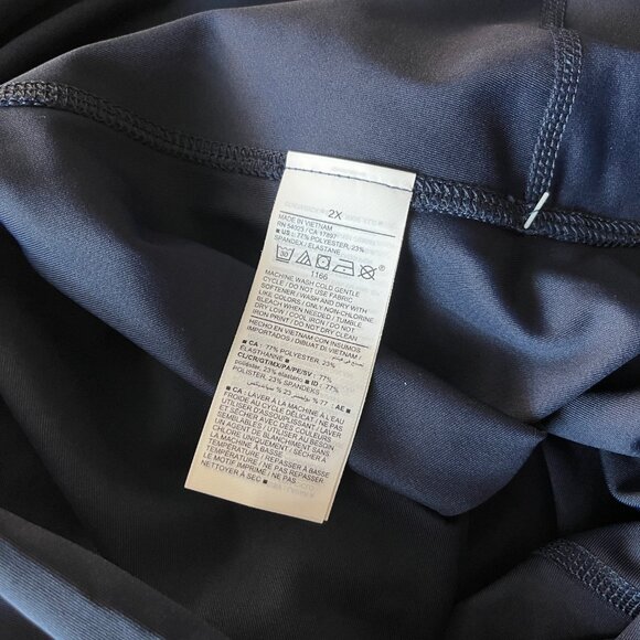 NWT 2X Women’s Old Navy Powersoft Leggings NAVY 7/8 Ankle Length - Picture 7 of 11